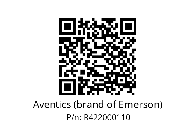   Aventics (brand of Emerson) R422000110