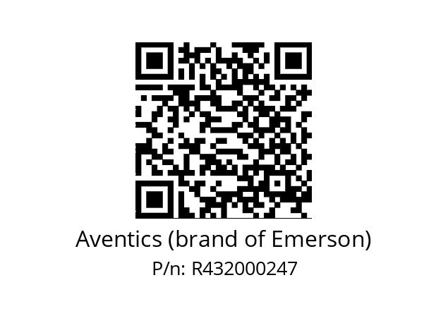   Aventics (brand of Emerson) R432000247