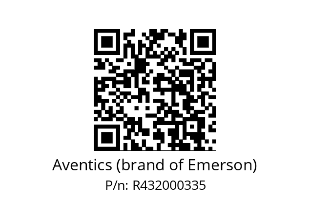   Aventics (brand of Emerson) R432000335