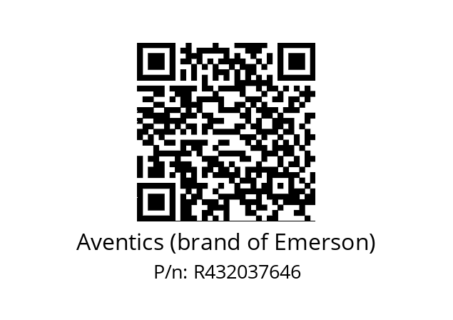   Aventics (brand of Emerson) R432037646