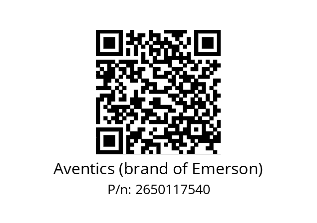   Aventics (brand of Emerson) 2650117540