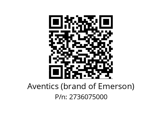   Aventics (brand of Emerson) 2736075000