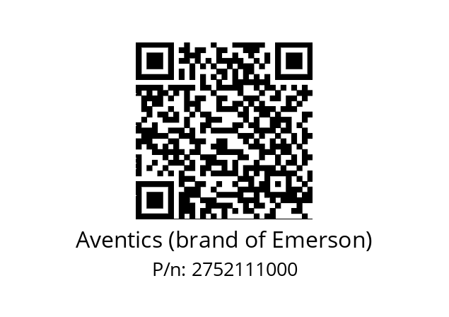   Aventics (brand of Emerson) 2752111000