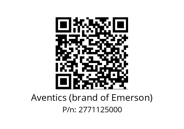   Aventics (brand of Emerson) 2771125000