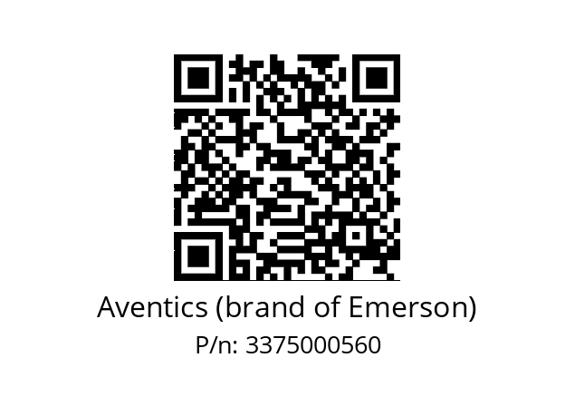   Aventics (brand of Emerson) 3375000560