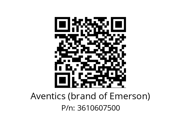   Aventics (brand of Emerson) 3610607500