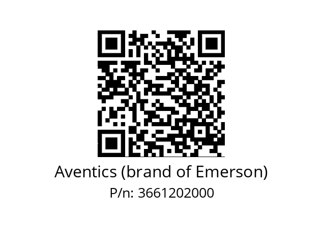   Aventics (brand of Emerson) 3661202000