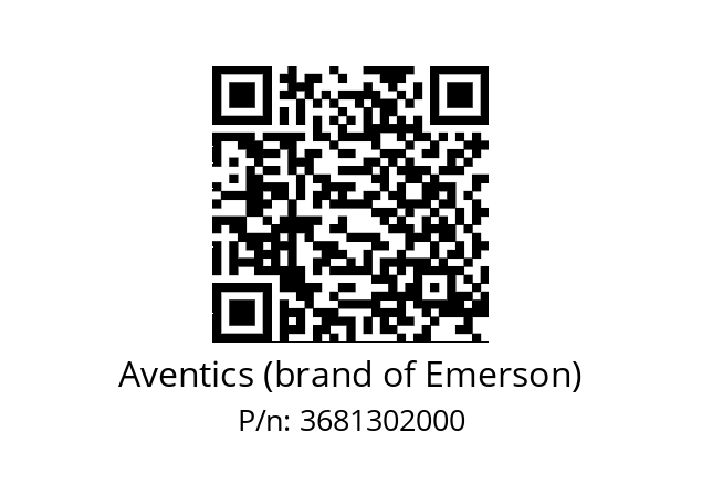   Aventics (brand of Emerson) 3681302000