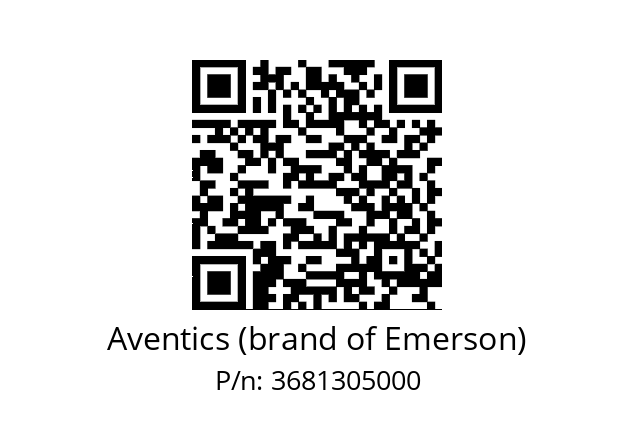   Aventics (brand of Emerson) 3681305000