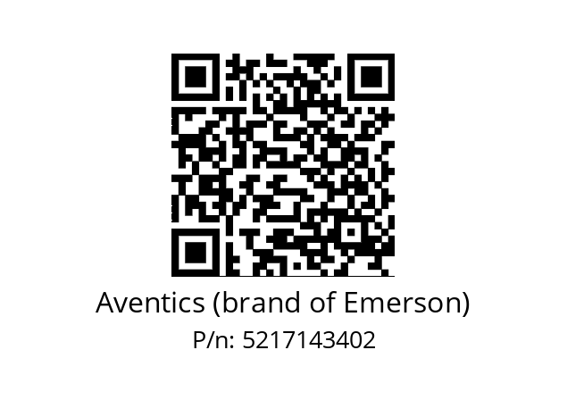   Aventics (brand of Emerson) 5217143402