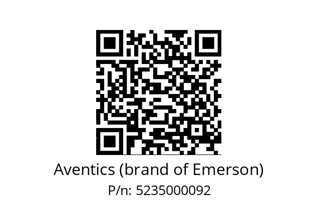   Aventics (brand of Emerson) 5235000092