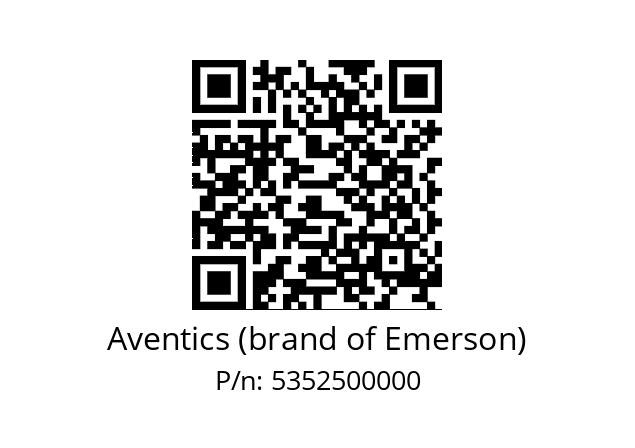   Aventics (brand of Emerson) 5352500000