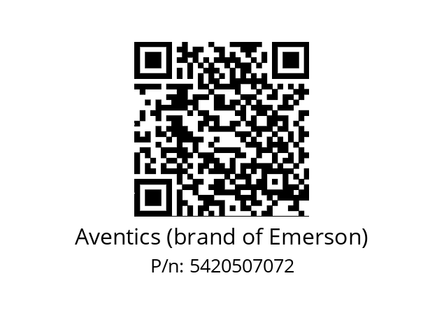   Aventics (brand of Emerson) 5420507072