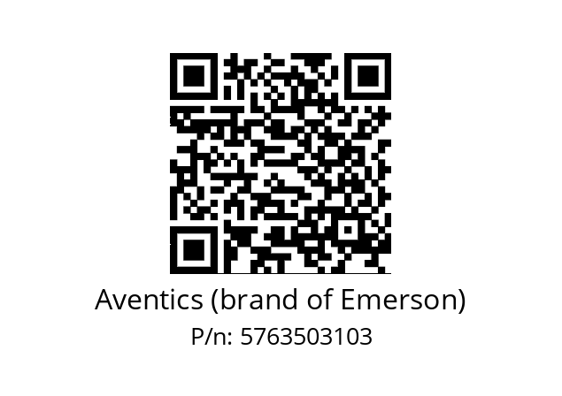   Aventics (brand of Emerson) 5763503103