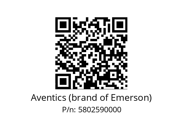   Aventics (brand of Emerson) 5802590000