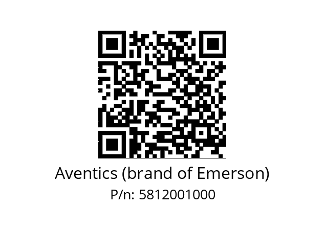   Aventics (brand of Emerson) 5812001000