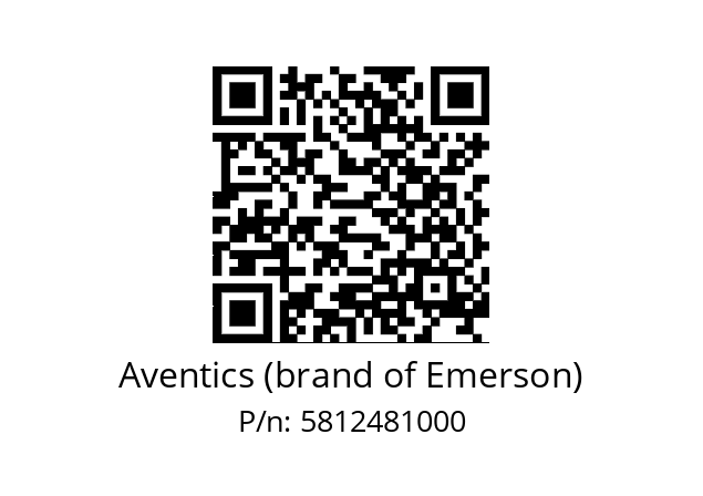   Aventics (brand of Emerson) 5812481000