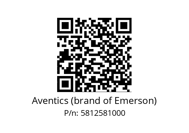   Aventics (brand of Emerson) 5812581000