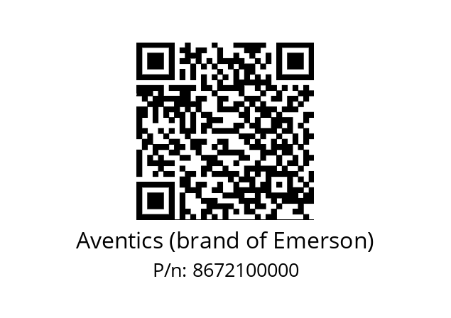   Aventics (brand of Emerson) 8672100000