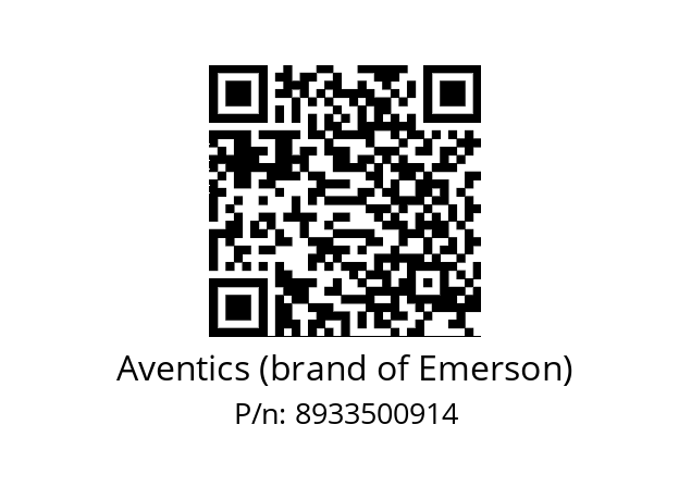   Aventics (brand of Emerson) 8933500914