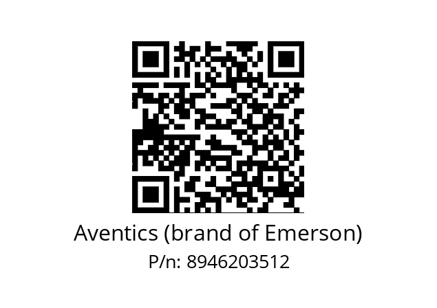   Aventics (brand of Emerson) 8946203512