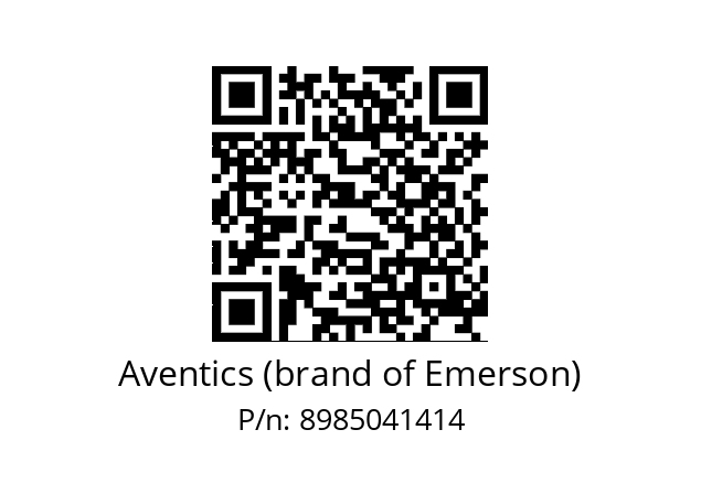   Aventics (brand of Emerson) 8985041414