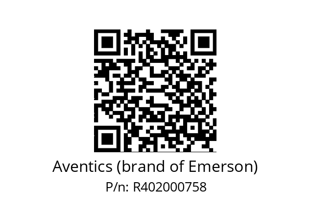   Aventics (brand of Emerson) R402000758