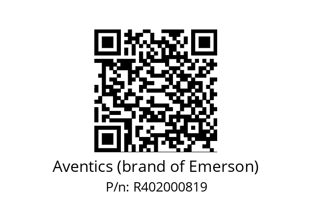   Aventics (brand of Emerson) R402000819