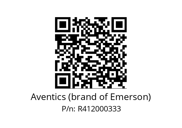   Aventics (brand of Emerson) R412000333