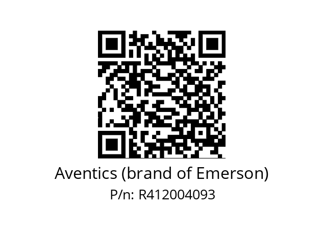   Aventics (brand of Emerson) R412004093