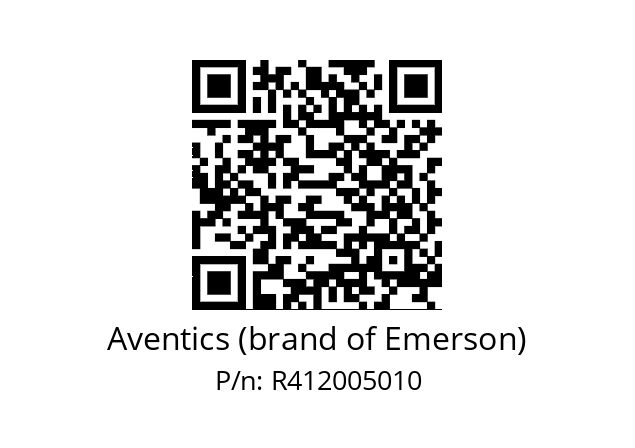   Aventics (brand of Emerson) R412005010