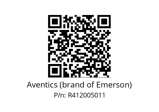   Aventics (brand of Emerson) R412005011