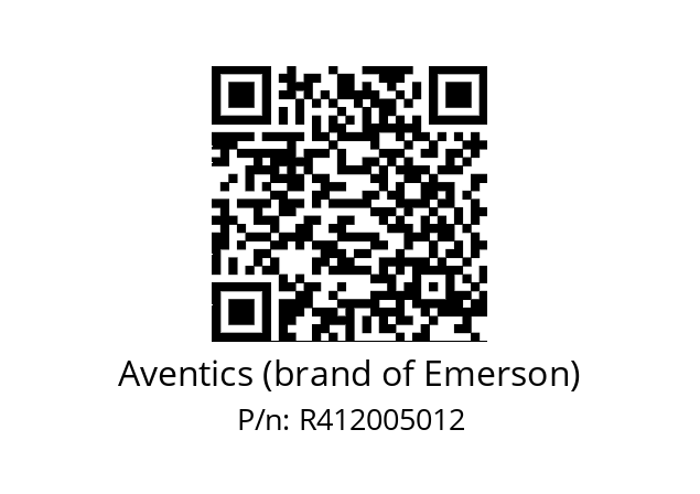   Aventics (brand of Emerson) R412005012