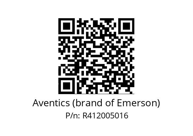   Aventics (brand of Emerson) R412005016