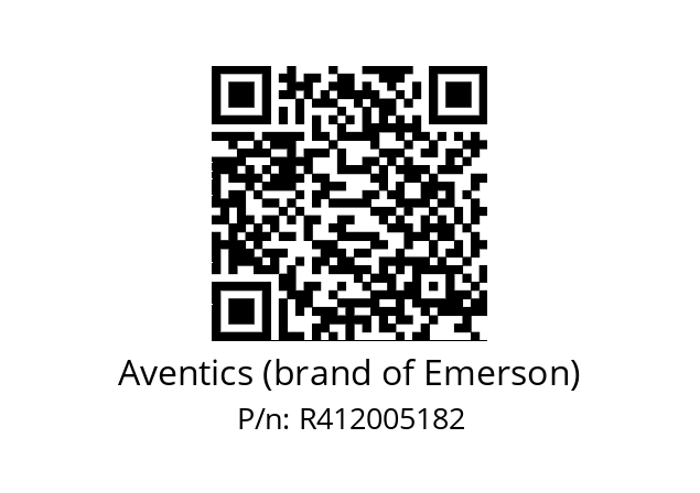   Aventics (brand of Emerson) R412005182