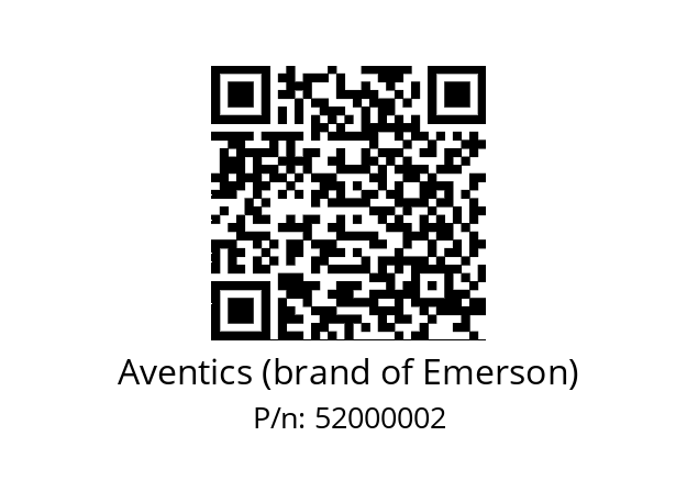   Aventics (brand of Emerson) 52000002