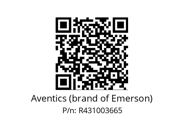   Aventics (brand of Emerson) R431003665