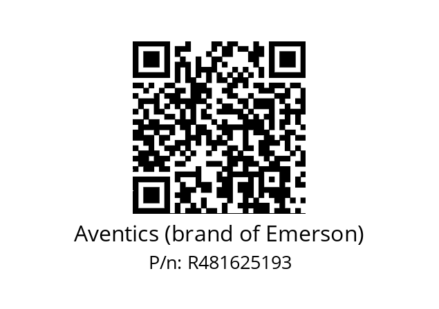   Aventics (brand of Emerson) R481625193