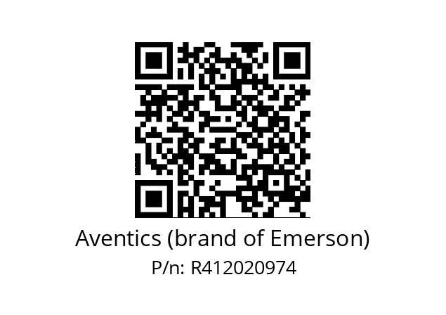   Aventics (brand of Emerson) R412020974