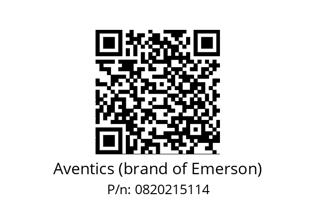   Aventics (brand of Emerson) 0820215114