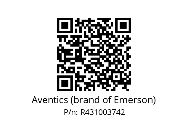   Aventics (brand of Emerson) R431003742