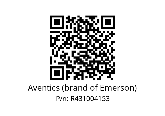   Aventics (brand of Emerson) R431004153