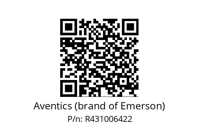   Aventics (brand of Emerson) R431006422