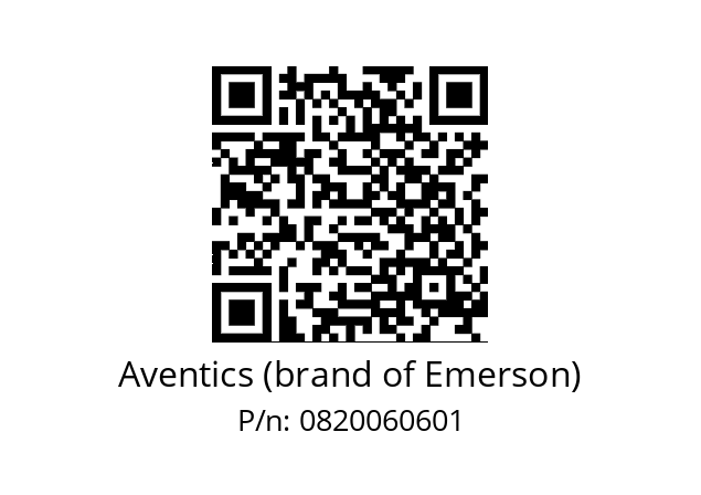   Aventics (brand of Emerson) 0820060601