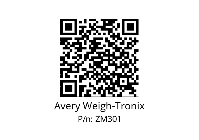   Avery Weigh-Tronix ZM301