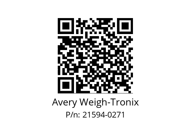   Avery Weigh-Tronix 21594-0271