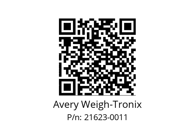   Avery Weigh-Tronix 21623-0011