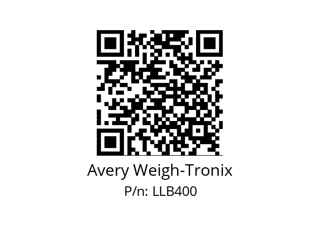   Avery Weigh-Tronix LLB400