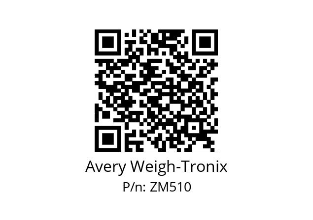   Avery Weigh-Tronix ZM510