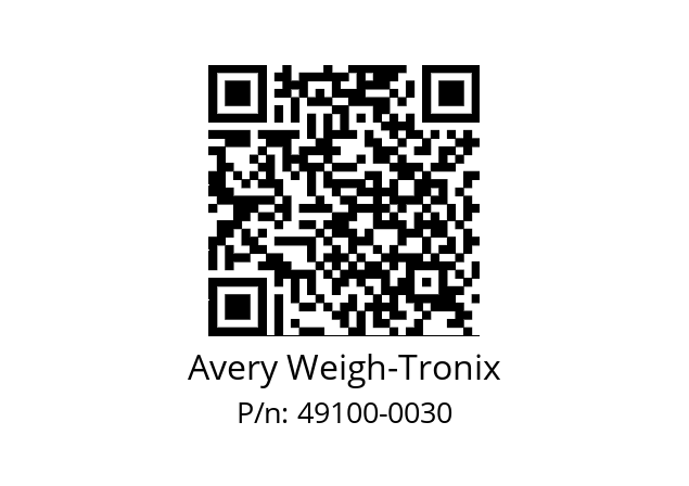   Avery Weigh-Tronix 49100-0030